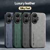 For Xiaomi POCO F7 Magnetic Case Durable Skin-feeling PU Leather Suction Back Phone Cover