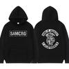 Sons Of Anarchy SAMCRO Doppelseitiger Druck Streetwear Herren Damen Harajuku Marken Design Hoodie Herren Oversized Street Y2K Hoodies Sweatshirt