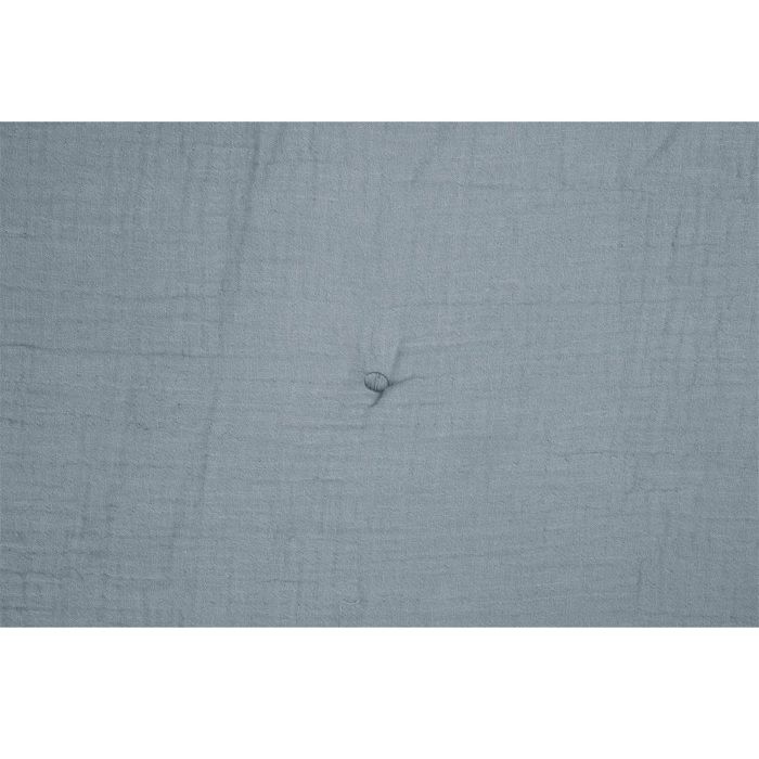 Plaid ou Edredon - Colors bleu - 125 x 150 cm - Double gaze de coton - Doux et confortable