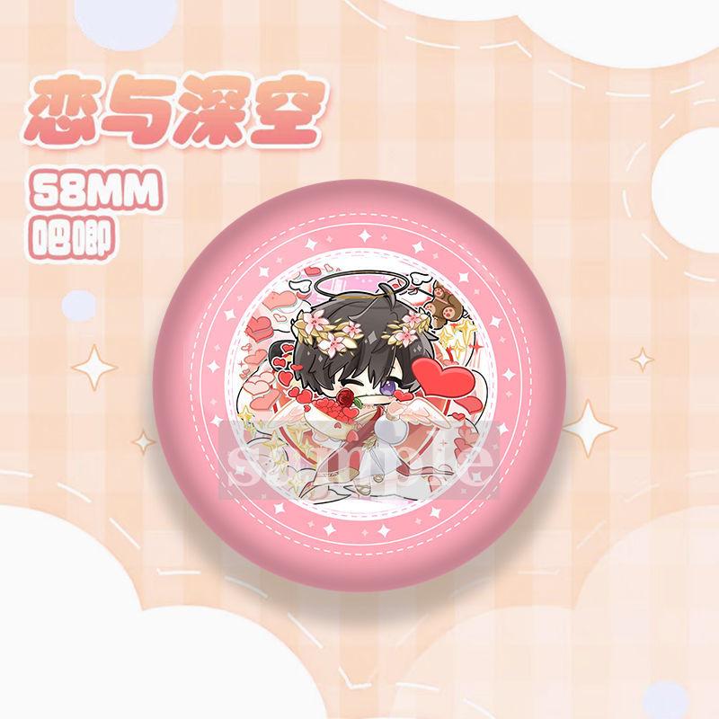 Hot Game Love and Deepspace Sylus Xavier Zayne Rafayel Caleb Anime Cartoon Badge Brooch Costumes Backpack Accessories Prop Gifts