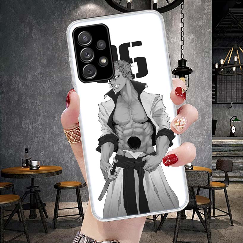 

Гримджоу 6 Bleach Мягкий чехол для телефона для Samsung Galaxy A12 A22 A32 A52 A72 A02S A51 A50S A71 A70 A31 A20S Note 20 Ultra S10 A10S G Samsung A02