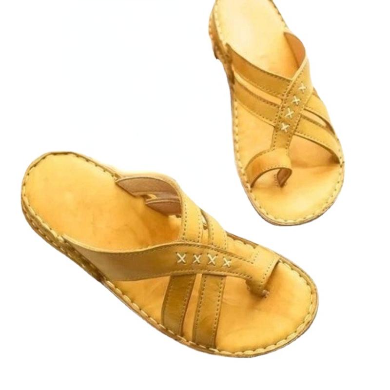 Women'S Slippers Fashion Platform Wedge Sandals Comfortable Flat Simple Non-Slip Beach Shoes Sandalia Feminina Plataforma