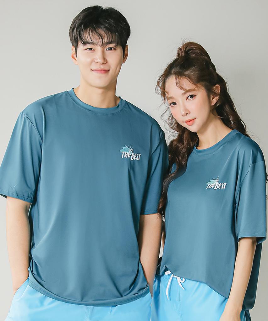 VENDIS Best Trip Short Sleeve Couple Rash Guards