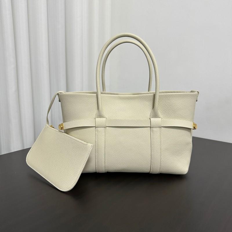 Large Tote Bag Genuine Leather Splicing Handbag Women Retro Fashion Commuter