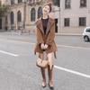 Women's Contrast Plaid Waist-Tie Trench Coat