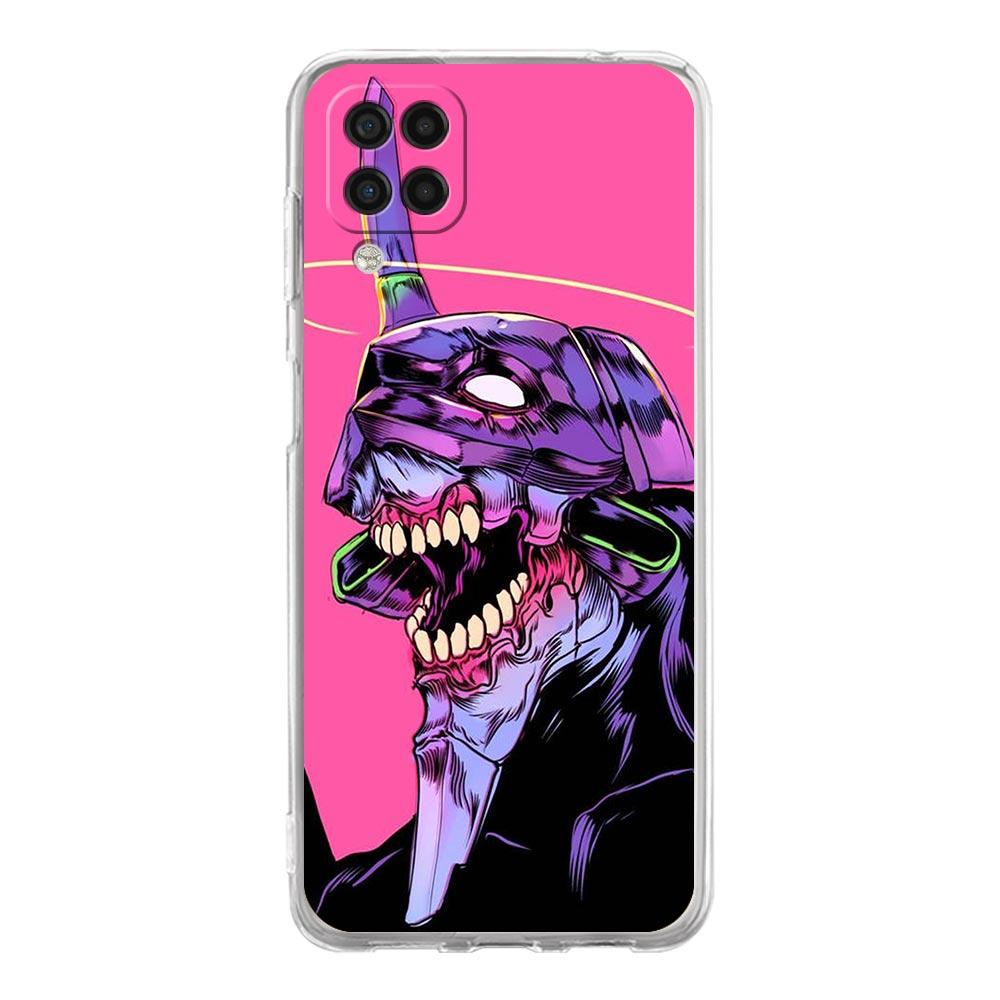 Neon Genesis Evangelion Cartoon Clear Phone Case For Samsung Galaxy A51 A71 A21S A12 A11 A31 A41 A52S A32 A01 A03S A13 A22 Cover