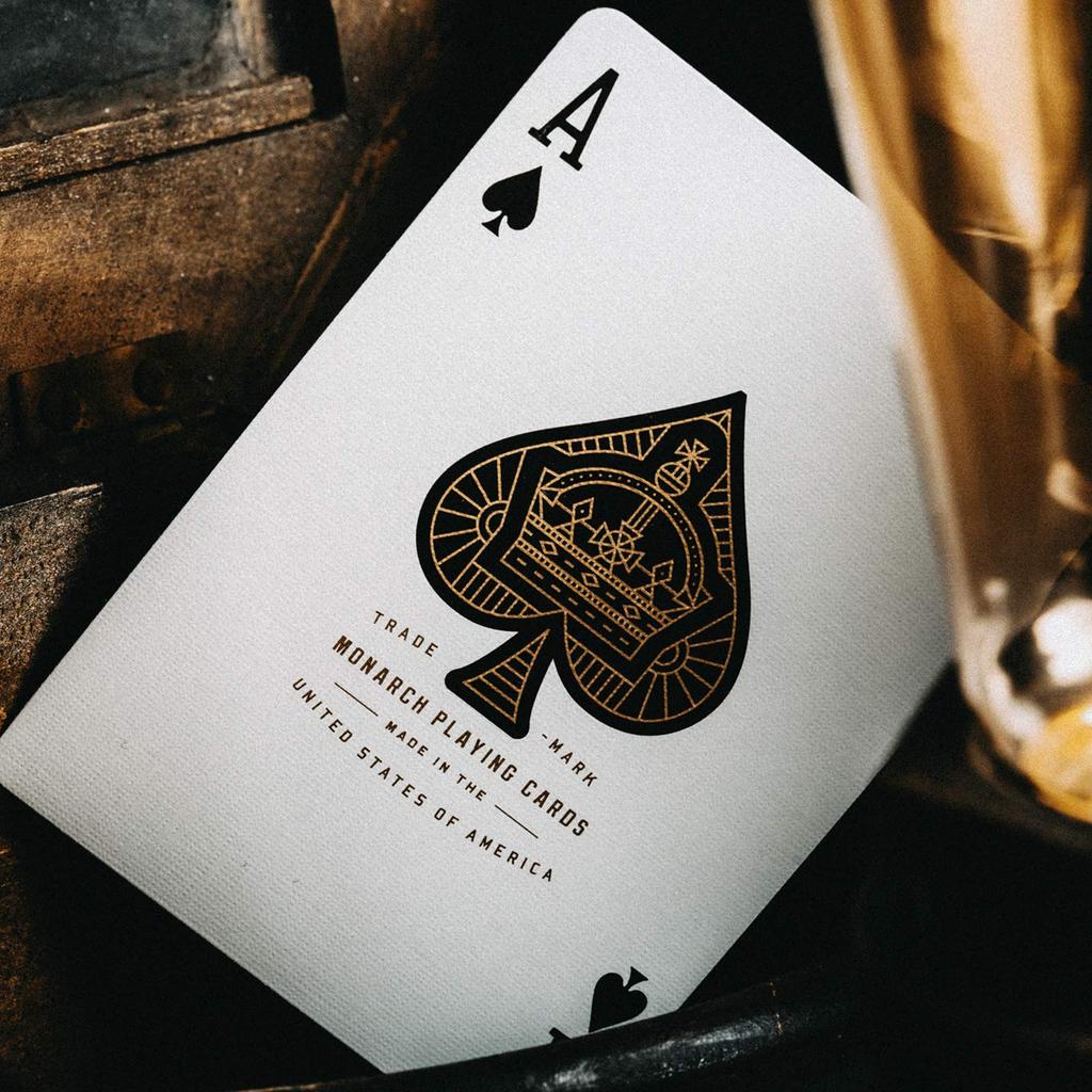 Black Monarch Playing Cards Designed by Theory11 Printed by Bicycle