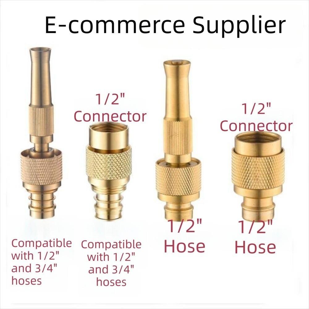 Multi-functional High Pressure Washer Nozzle Copper Material Adjustable Spray Nozzle  Household Use