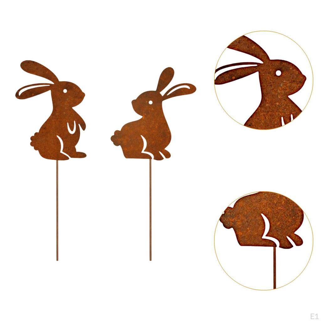 2 Easter Pieces of The Kindergarten Garden Creative Art Lawn Grass for