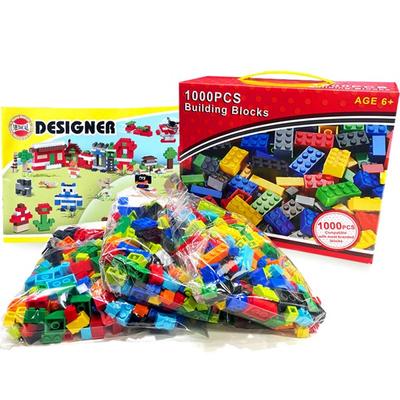 Stavebnice kompatibilní s LEGO 1000 dílky, smíšené barvy