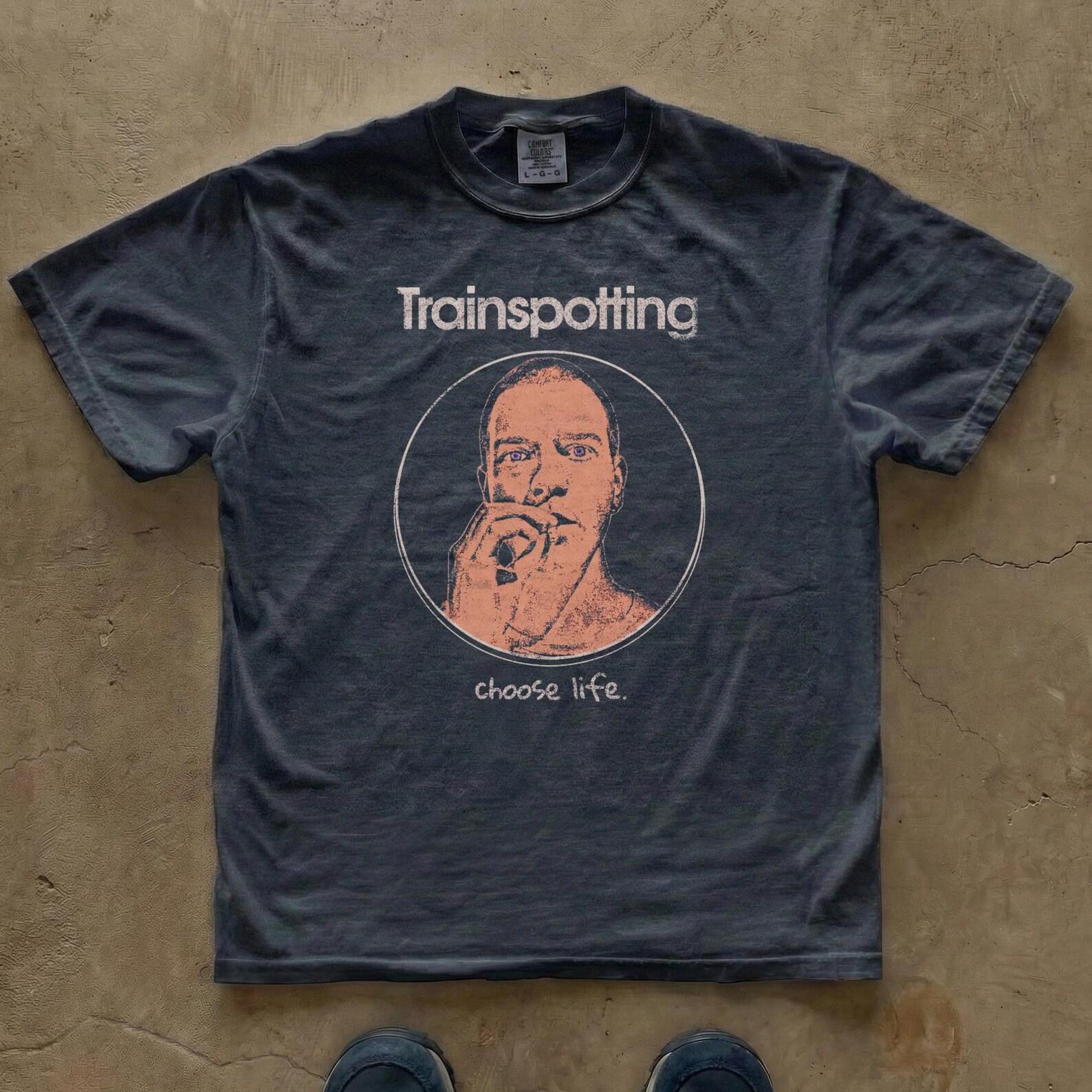 Trainspotting Movie Tee | Choose Life Quote T-Shirt | 90s British Cult Cinema S