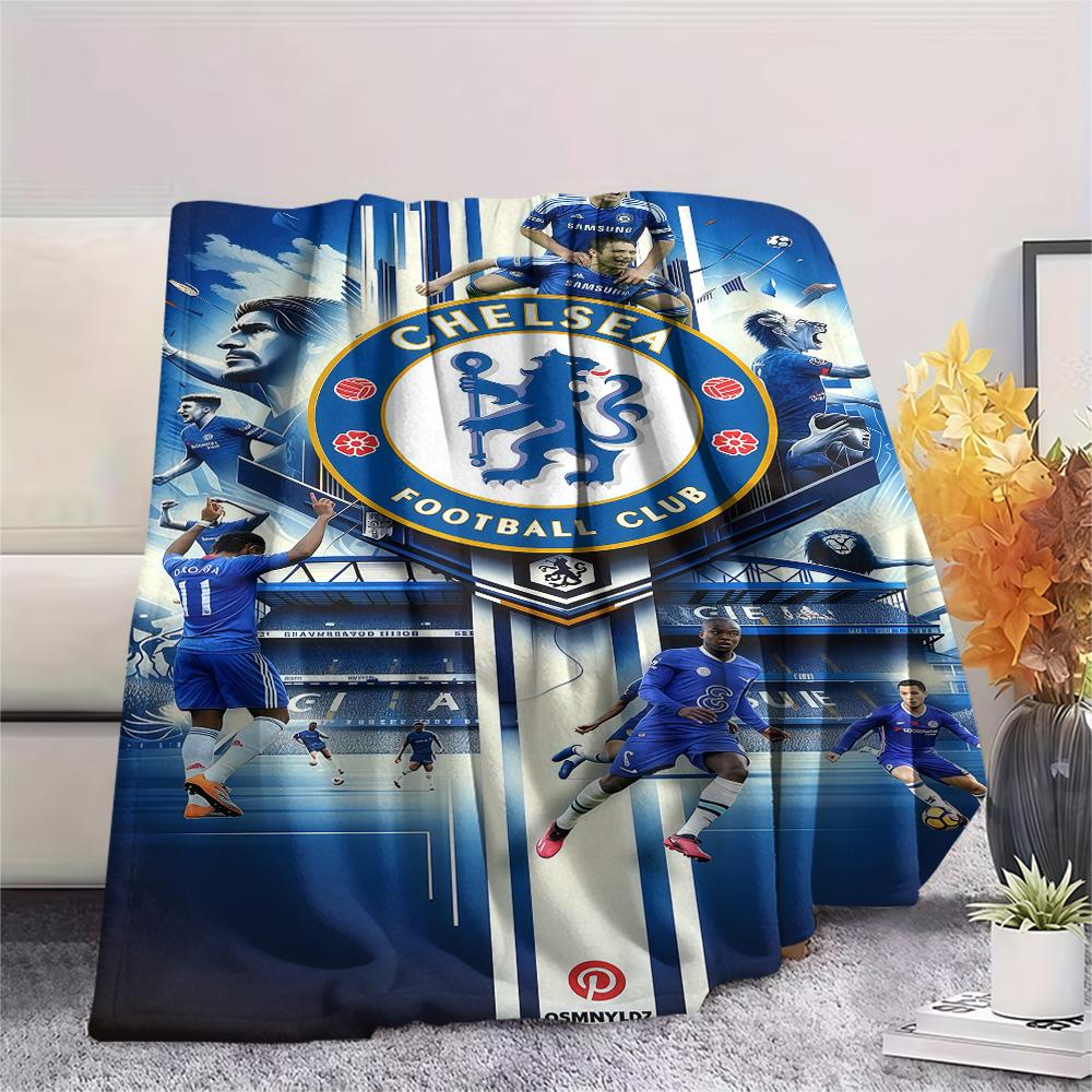 Coperta in Flanella con Stampa Chelsea, Alta qualità, Confortevole per Tutte le Stagioni, Arredamento per la Casa, Calore e Comfort