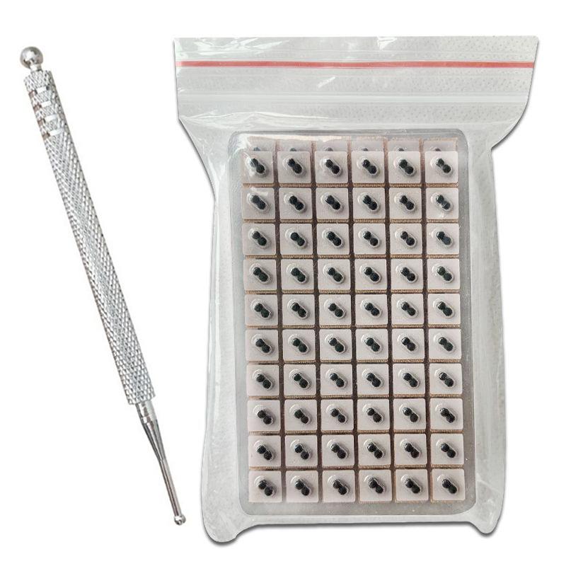 600Pcs/Bag Ear Acupuncture Massage Therapy Needle Patch Seeds Sticker Auricular Auriculotherapy Vaccaria