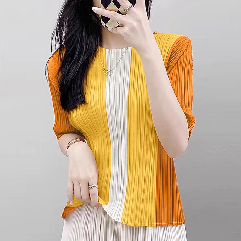 

ZANZEA Женские летние футболки с круглым вырезом и коротким рукавом, цветные трикотажные футболки 5XL