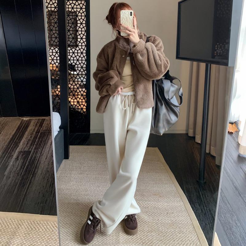 [] Maillard style~ retro leather color matching platform casual sports women's board shoes