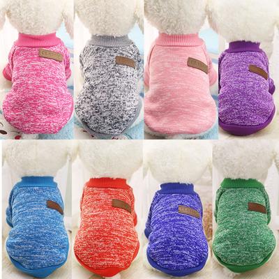 XS-2XL Dog Clothes Puppy Jacket Soft Dog Shirts Dog Classic Knitwear Pet Sweater For Small Dog