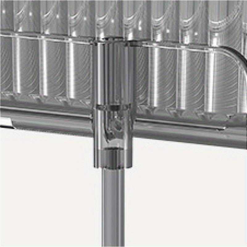 Двойная прозрачная выдвижная полка для хранения — фото 5