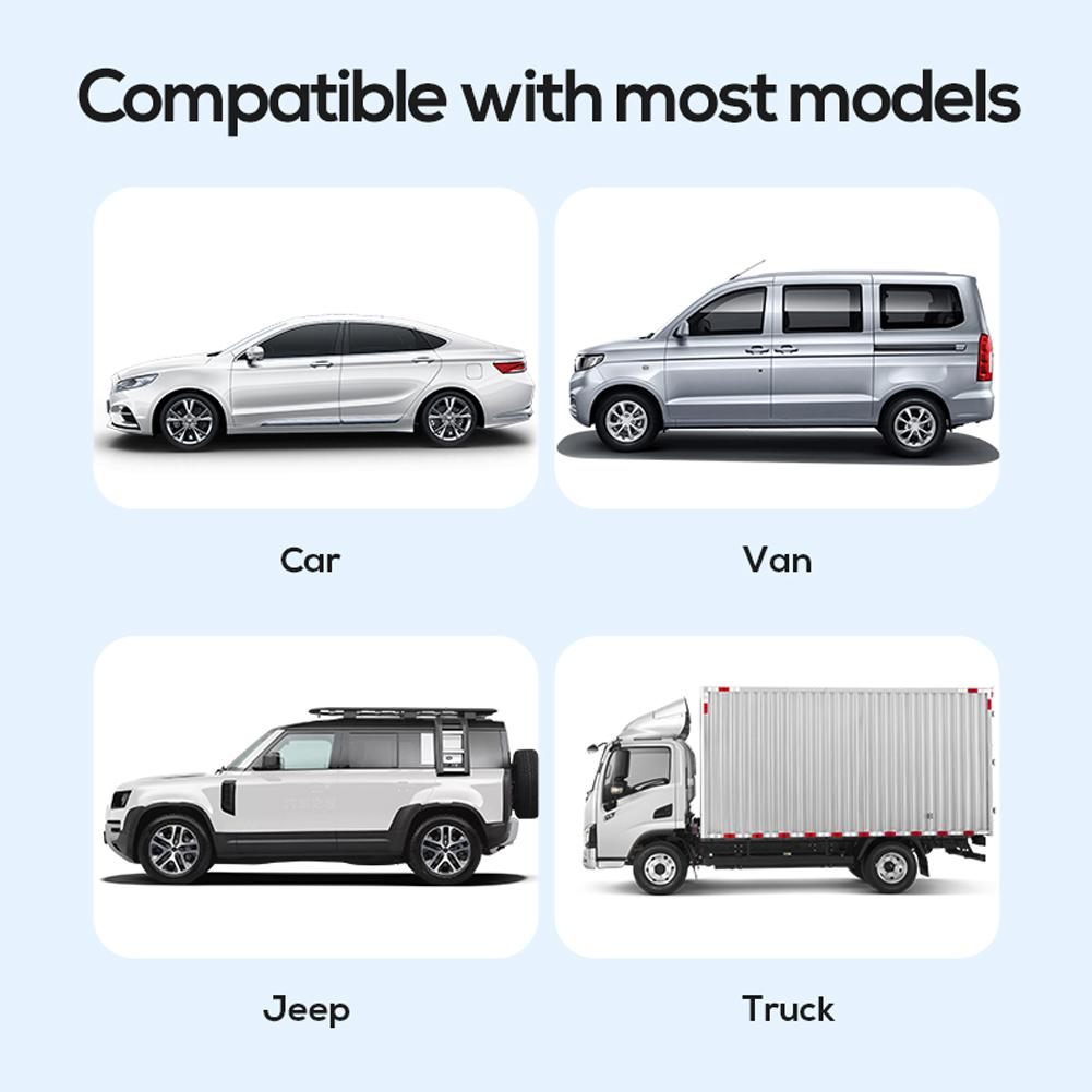 Portable Car Seat Fan for Front Rear Seat Passenge Rechargeable Car Headrest Cooling Air Fan Adjustable Strap Car Interior Fan