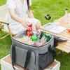 Large Insulated Cooler Bag, Waterproof Thermal Lunch Tote with Thick Aluminum Foil for Picnic & Car