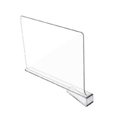 Divisori Trasparenti per Scaffali Organizzatore in Acrilico Storage Partition Separatore per Vestiti