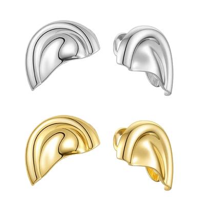 Modern Gold or Silver Ear Cuff Jewelry Enhancing Personal Style With Anti Allergy Features For Long Lasting Shine