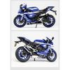 1/12 Yamaha YZF-R1M Zliatinový Model Motocykla Diecast Vozidlá Zvuk a Svetlo Off Road Autocykel Kolekcia Detské Hračky Darček