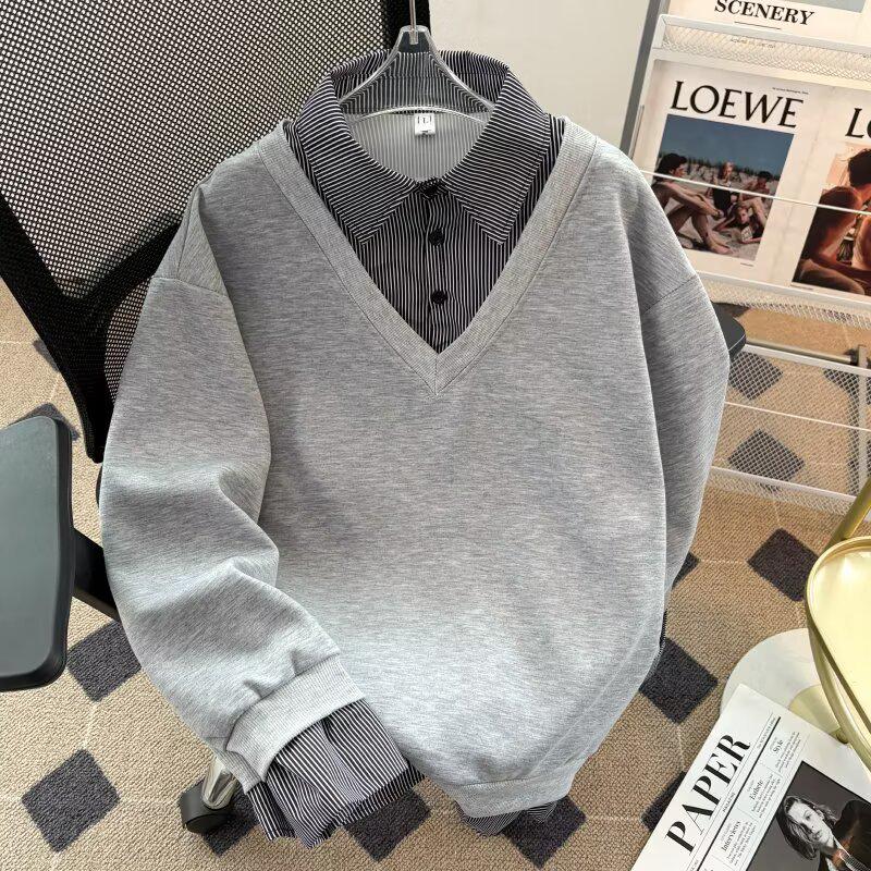

Men s Trendy Autumn/Winter Two-in-One Hoodie – Stylish, Handsome, and Versatile Top XXXL