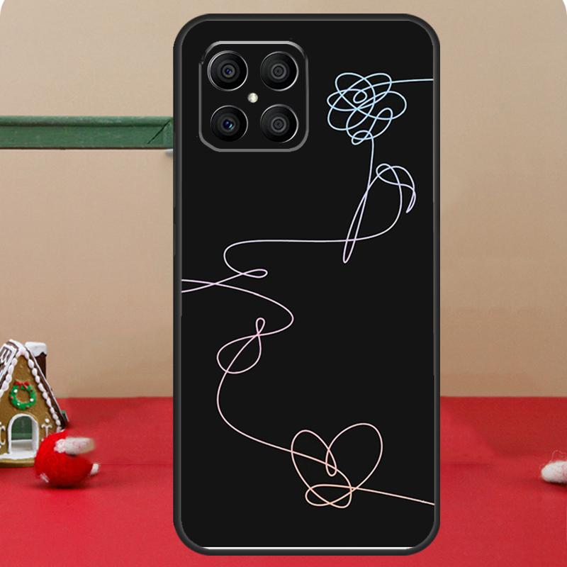 Love Yourself Flower Kpop Case For Honor Magic 7 Lite 5 6 8 Pro Honor 400 200 50 70 90 X8c X8a X8b X9a X9b X9c Cover