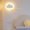 LED Cloud Wall Lamp Baby Room Acrylic Sconce Bedroom Bed Living Dining Room Attic Creative Warm Decoration Lighting Wall Light