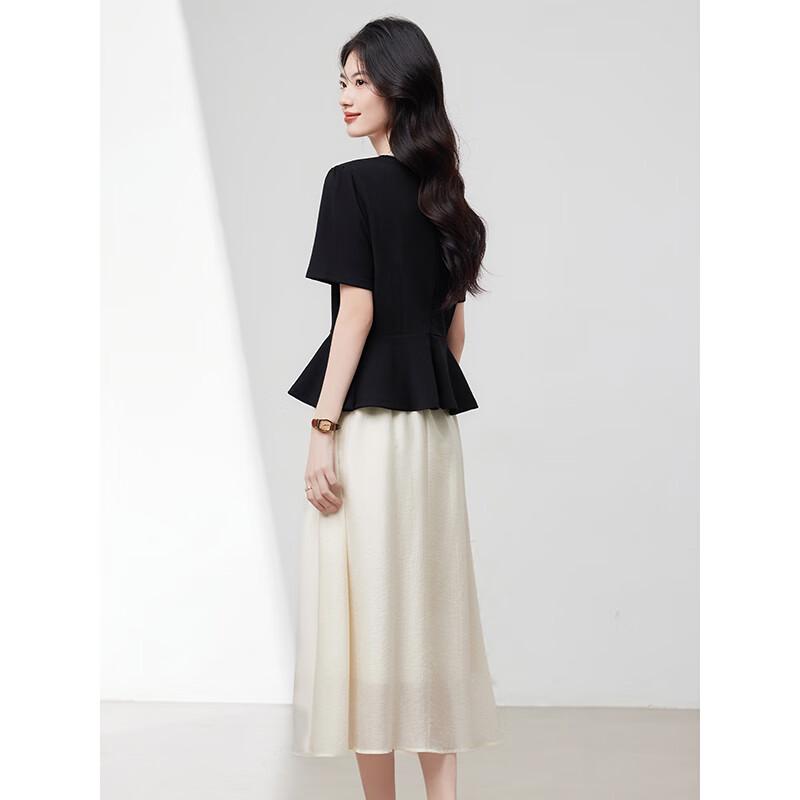 French Hepburn Style Summer Two-Piece Set