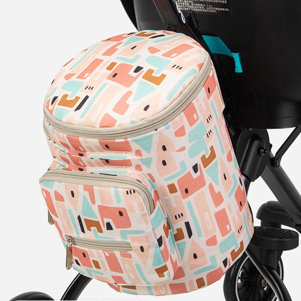 

Прочная сумка для хранения коляски, красочная сумка для детской коляски, сумка для подгузников на открытом воздухе розовый
