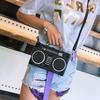 New Radio Bag Box Shoulder Messenger Bag Creative Personality Funny Portable Women's Bag