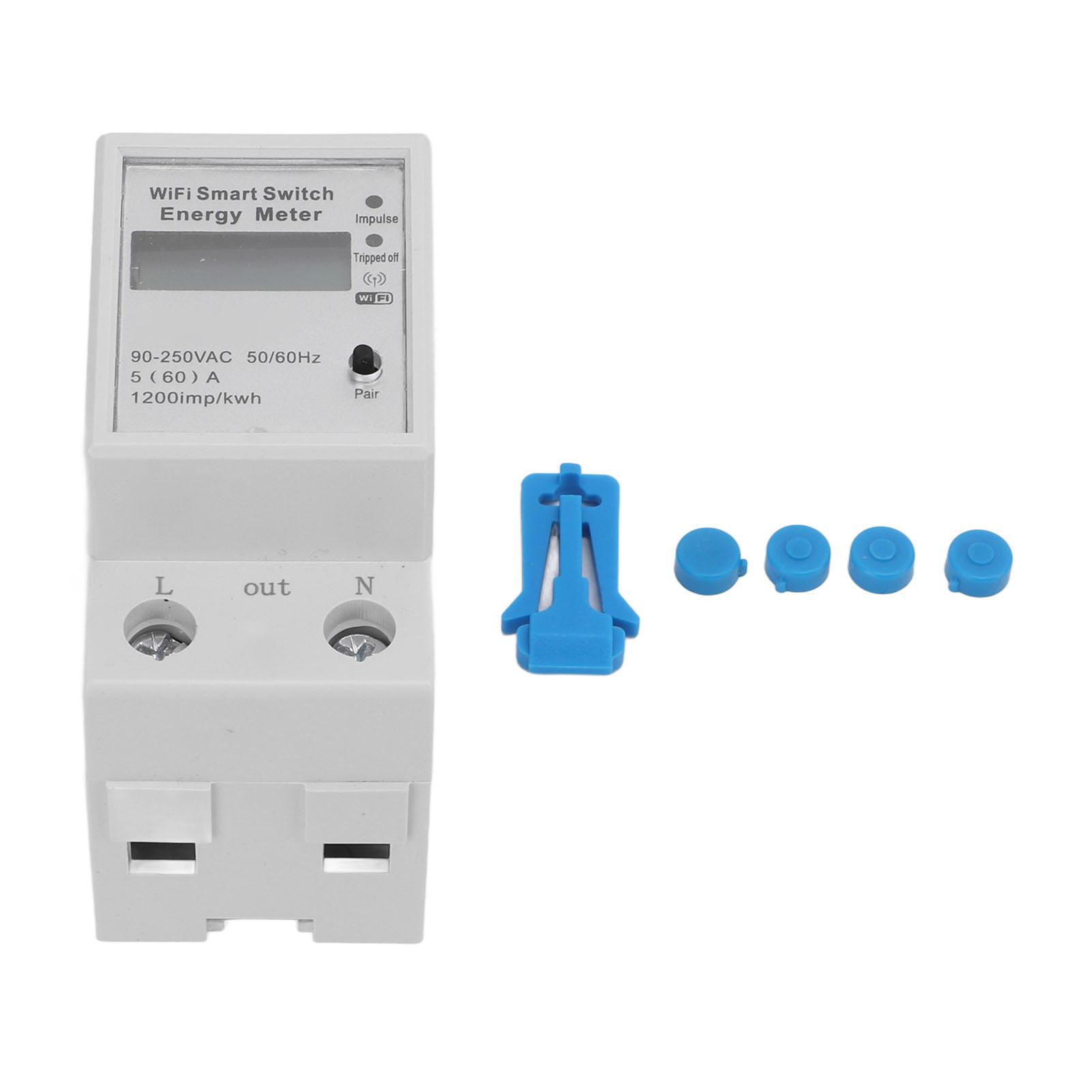 

Smart Energy Meter Single Phase WIFI APP Remote Control Multifunctional Electric Consumption