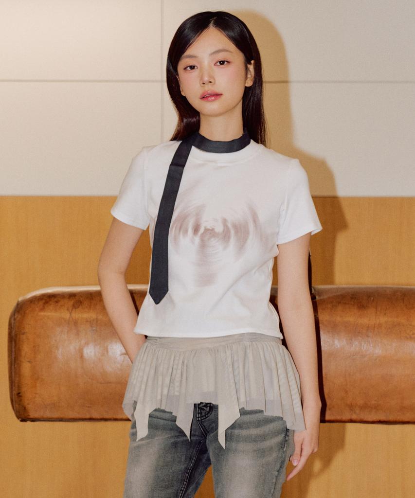 ZEROPLANET Mia Graphic T-Shirt [White]