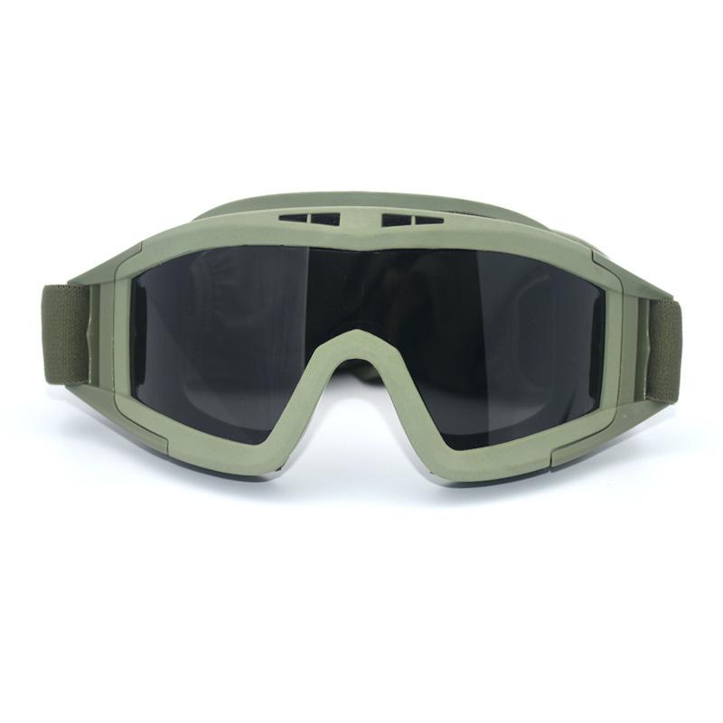 Military fan tactical goggles and sunglasses direct supply eyewear set, explosion-proof, for outdoor sports and cycling, UV protection