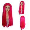 Anime Long Purple Braiding Hair Extension Ponytail Wig Cosplay Halloween Golden Costume Pink Black Bun Synthetic Wig Girl Kids