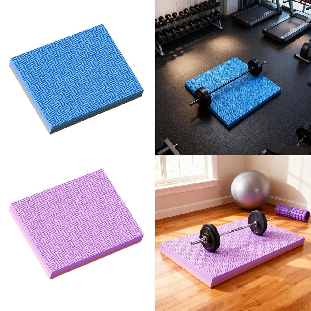 Balance Pad Cushion Mat Lightweight Anti Slip Reusable Foam Knee for Pilates Home