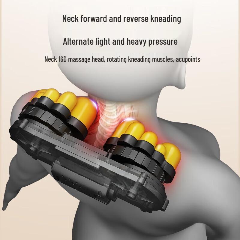 AUX Neck, Shoulder and Back Massage Cushion