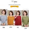 Mom's Stylish Plus Velvet Sweater - New Winter Warm Base Layer Top for Middle-Aged and Elderly Women