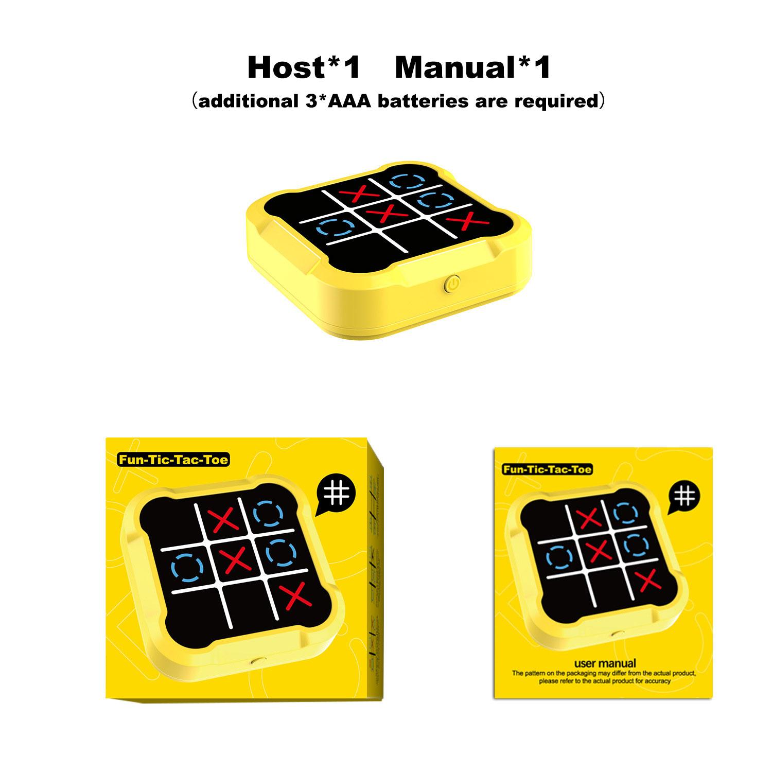 Крестики-нолики Шахматы Электронная головоломка Игрушка Шахматы Jingzi Многофункциональная игровая машина Шахматная доска Многорежимный