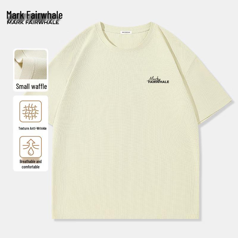 MARK FAIRWHALE Men s Waffle Knit Short Sleeve T-Shirt M