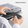 Bi-foldable Foldable & Portable Laptop Aluminum Stand for Desk and Car Lightweight Tablet Stand for Business Travel