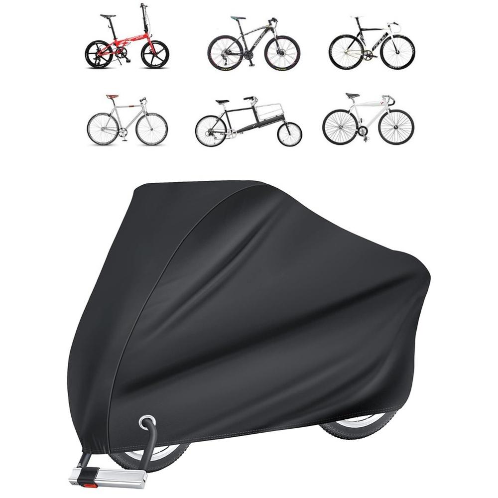 

Rocket Flyer Nylon Waterproof Bike Cover 200x70x110cm - All-Weather Motorcycle Rain Protector Compact Travel Storage for Bicycle/E-Bike/Scooter (Our