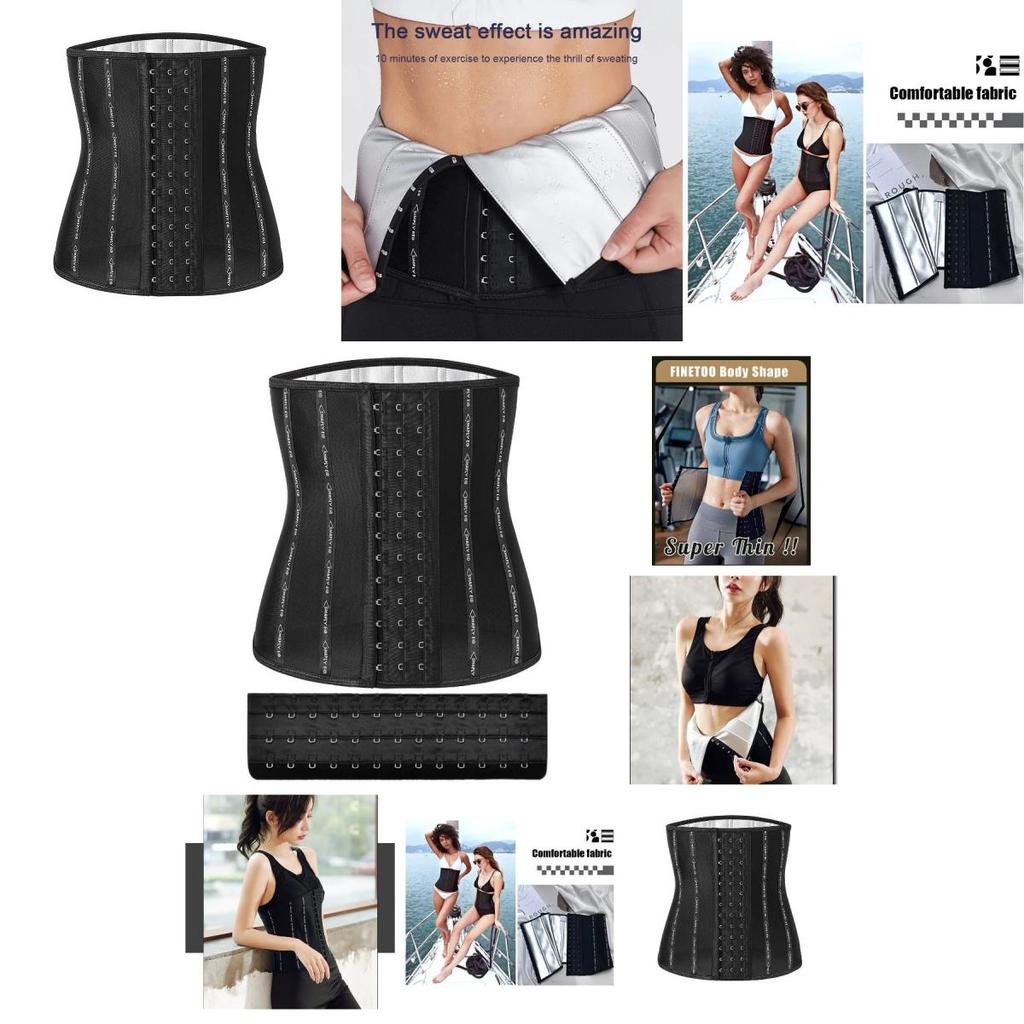 Cinta Pós-Parto com Barbatanas de Aço para Suporte em Yoga e Fitness