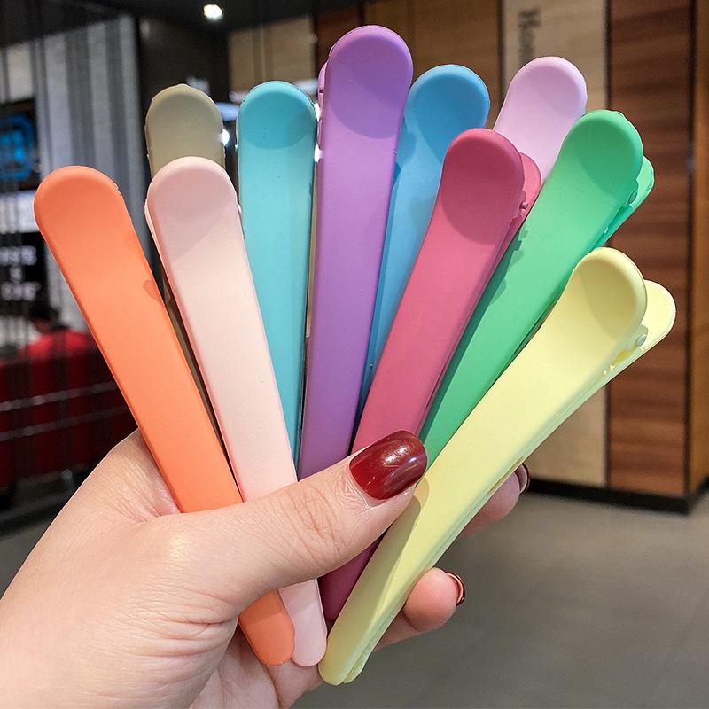Hair Clips Face Clips Bobby Pins Bangs Clips Duckbill Clips Side Clips Versatile and Elegant Women's Candy-colored Minimalist Hair Accessories