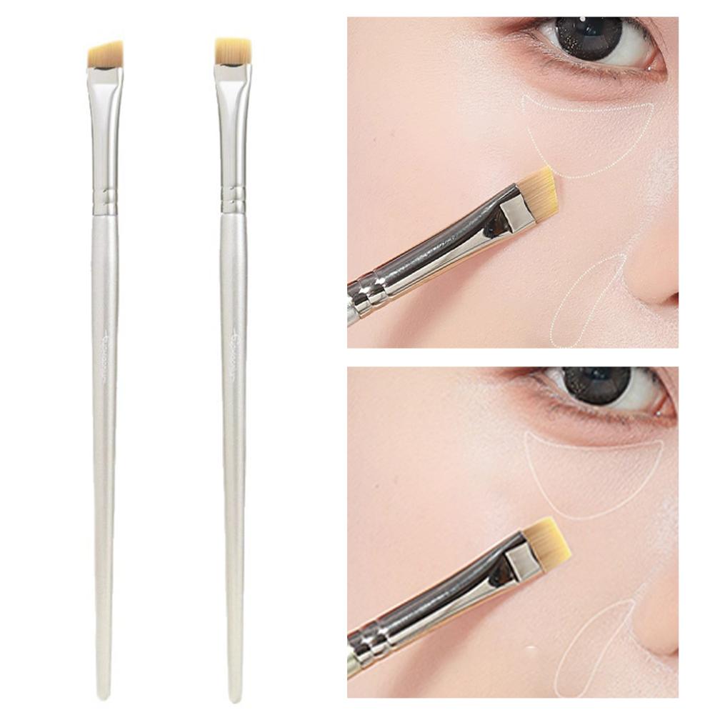Bevel Contouring Brush Flat Head Foundation Brush Cover Up Dark Circles Spots Concealer Brush Makeup Brush Beauty Cosmetics Tool