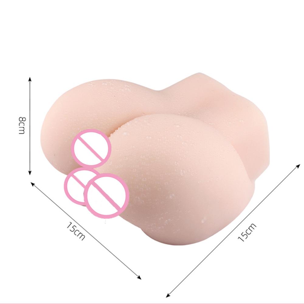 Male Masturbator Cup Vagina Pussy Pocket Realistic Soft Silicone Erotic Adult Toys Buttock Inverted Sex Toy