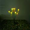 Solar Powered Outdoor LED Jellyfish Decorative Light Waterproof Garden Pathway Stake Light for Yard Patio Lawn Landscape Decoration