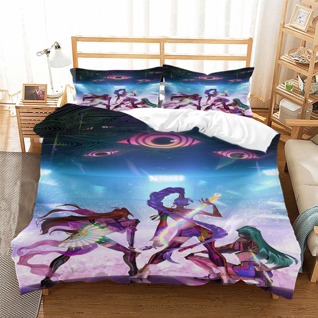 Witch Hunters 3D Digital Printing Three-Piece Set, Bedding