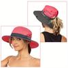 high quality2pcs Women's Casual Sun Hat - Tie-Dye Woven Polyester, Lightweight & Quick-Drying - Perfect for Outdoor Activities | Hand Wash Only |